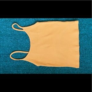 Yellow tank top shirt